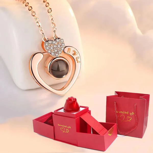 Collar Proyector Te Amo Eterno Premium