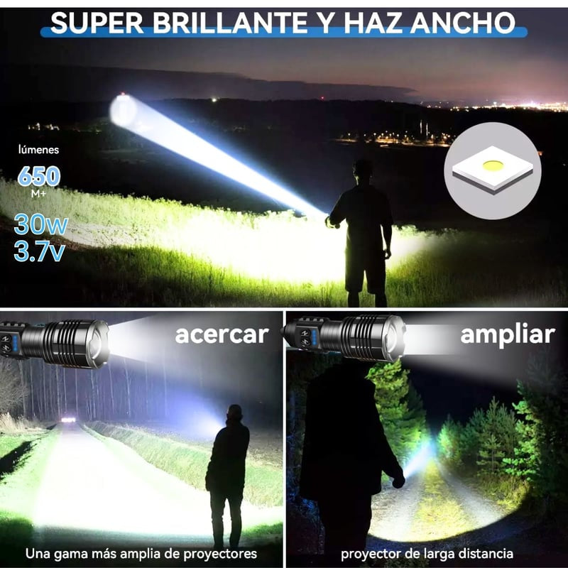 FlareX Pro | Linterna Potente 3800Metros